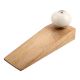 Cream Round Ceramic Wooden Door Stopper